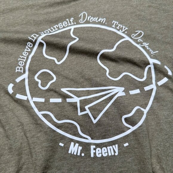 Bella Canvas Mr. Feeny Unisex Size Small Tee Shirt Graphic Gray Preowned - Picture 2 of 11